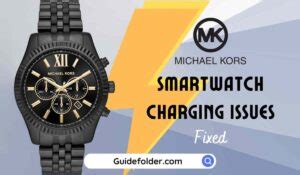 michael kors watch running slow|Michael Kors Watch Not Charging: Reasons & Solutions.